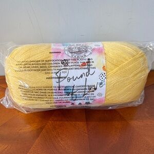 LION BRAND YARNS, Pound of Love® Yarn, NWT in honey bee